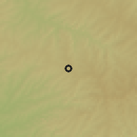 Shaded relief of the 58 km around Marialva, drawn from the GMTED2010 grid