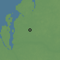 Shaded relief of the 60 km around Marituba, drawn from the GMTED2010 grid