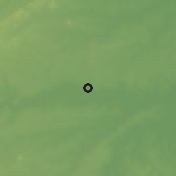 Shaded relief of the 60 km around Morada Nova, drawn from the GMTED2010 grid