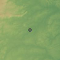 Shaded relief of the 60 km around Nazaré da Mata, drawn from the GMTED2010 grid