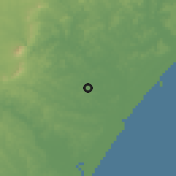 Shaded relief of the 60 km around Nossa Senhora do Socorro, drawn from the GMTED2010 grid