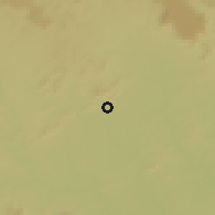 Shaded relief of the 60 km around Ouricuri, drawn from the GMTED2010 grid