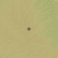 Shaded relief of the 57 km around Palmeira das Missões, drawn from the GMTED2010 grid
