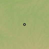 Shaded relief of the 58 km around Palotina, drawn from the GMTED2010 grid