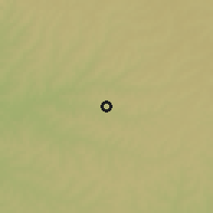 Shaded relief of the 57 km around Panambi, drawn from the GMTED2010 grid