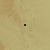 Shaded relief of the 59 km around Paracatu, drawn from the GMTED2010 grid