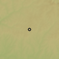 Shaded relief of the 58 km around Assis, drawn from the GMTED2010 grid
