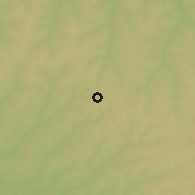 Shaded relief of the 58 km around Paranavaí, drawn from the GMTED2010 grid