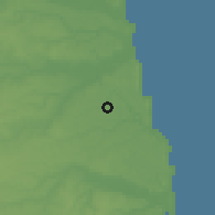 Shaded relief of the 60 km around Parnamirim, drawn from the GMTED2010 grid