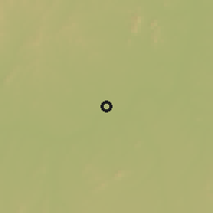 Shaded relief of the 60 km around Petrolina, drawn from the GMTED2010 grid