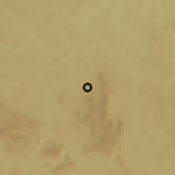 Shaded relief of the 58 km around Piumhi, drawn from the GMTED2010 grid