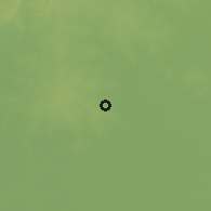 Shaded relief of the 59 km around Poconé, drawn from the GMTED2010 grid