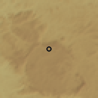 Shaded relief of the 58 km around Poços de Caldas, drawn from the GMTED2010 grid