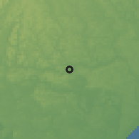 Shaded relief of the 60 km around Pojuca, drawn from the GMTED2010 grid