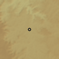 Shaded relief of the 57 km around Prudentópolis, drawn from the GMTED2010 grid