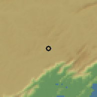 Shaded relief of the 58 km around Ribeirão Pires, drawn from the GMTED2010 grid