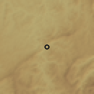 Shaded relief of the 59 km around Sabará, drawn from the GMTED2010 grid