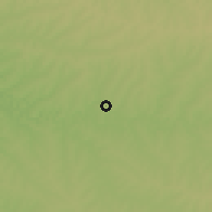 Shaded relief of the 57 km around Santo Ângelo, drawn from the GMTED2010 grid