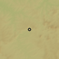 Shaded relief of the 58 km around Santo Antônio da Platina, drawn from the GMTED2010 grid