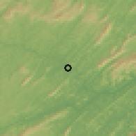 Shaded relief of the 58 km around Santo Antônio de Pádua, drawn from the GMTED2010 grid