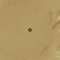 Shaded relief of the 57 km around São José dos Pinhais, drawn from the GMTED2010 grid