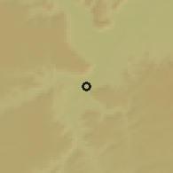 Shaded relief of the 60 km around Barreiras, drawn from the GMTED2010 grid
