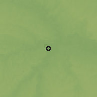 Shaded relief of the 60 km around Sena Madureira, drawn from the GMTED2010 grid