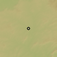Shaded relief of the 60 km around Tauá, drawn from the GMTED2010 grid