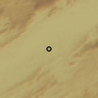 Shaded relief of the 58 km around Taubaté, drawn from the GMTED2010 grid