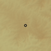 Shaded relief of the 58 km around Batatais, drawn from the GMTED2010 grid