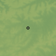 Shaded relief of the 60 km around Ulianópolis, drawn from the GMTED2010 grid