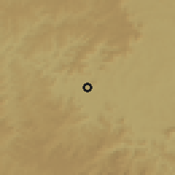 Shaded relief of the 57 km around União da Victória, drawn from the GMTED2010 grid