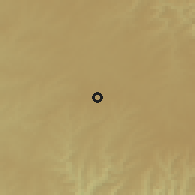 Shaded relief of the 57 km around Vacaria, drawn from the GMTED2010 grid