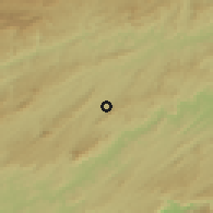 Shaded relief of the 58 km around Valença, drawn from the GMTED2010 grid
