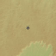 Shaded relief of the 58 km around Viçosa, drawn from the GMTED2010 grid