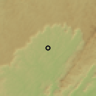 Shaded relief of the 58 km around Visconde do Rio Branco, drawn from the GMTED2010 grid