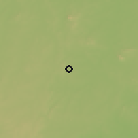 Shaded relief of the 60 km around Xinguara, drawn from the GMTED2010 grid