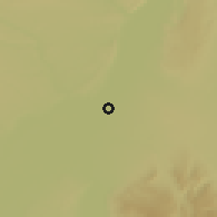 Shaded relief of the 60 km around Xique-Xique, drawn from the GMTED2010 grid