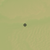Shaded relief of the 57 km around Bordj Omar Driss, drawn from the GMTED2010 grid