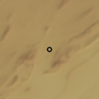 Shaded relief of the 56 km around Boussemghoun, drawn from the GMTED2010 grid