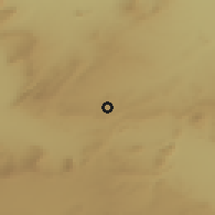 Shaded relief of the 55 km around El Kouif, drawn from the GMTED2010 grid