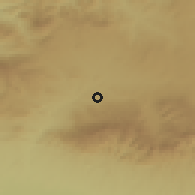 Shaded relief of the 55 km around Rabta, drawn from the GMTED2010 grid