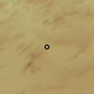 Shaded relief of the 55 km around Sigus, drawn from the GMTED2010 grid