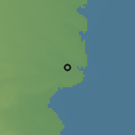 Shaded relief of the 55 km around Still, drawn from the GMTED2010 grid