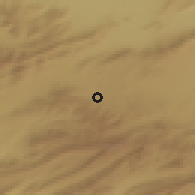 Shaded relief of the 55 km around Tazoult, drawn from the GMTED2010 grid
