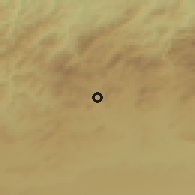 Shaded relief of the 55 km around Theniet El Had, drawn from the GMTED2010 grid