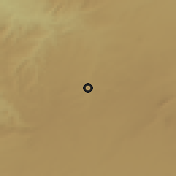Shaded relief of the 55 km around Tousnina, drawn from the GMTED2010 grid