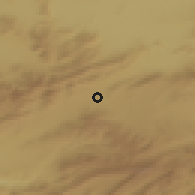 Shaded relief of the 55 km around Batna, drawn from the GMTED2010 grid