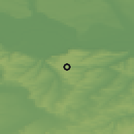 Shaded relief of the 52 km around Bylgarsko Slivovo, drawn from the GMTED2010 grid