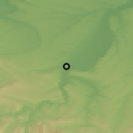 Shaded relief of the 52 km around Chomakovtsi, drawn from the GMTED2010 grid
